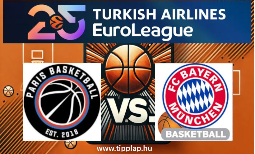Kosárlabda EuroLiga: Paris BC – Bayern München
