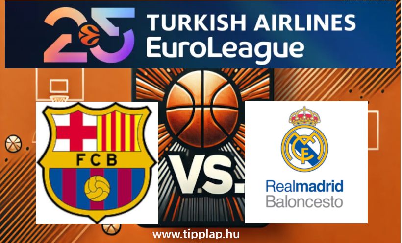 Kosárlabda EuroLiga: Barcelona - Real Madrid