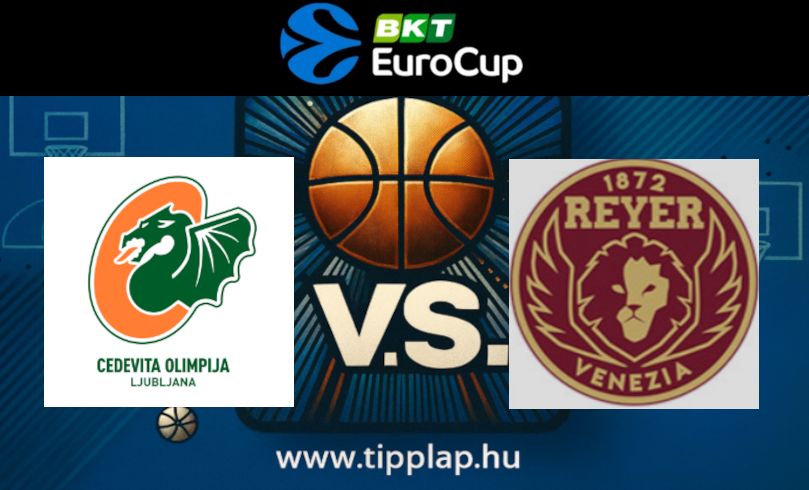 Kosárlabda EuroCup: Cedevita Olimpia – Venezia