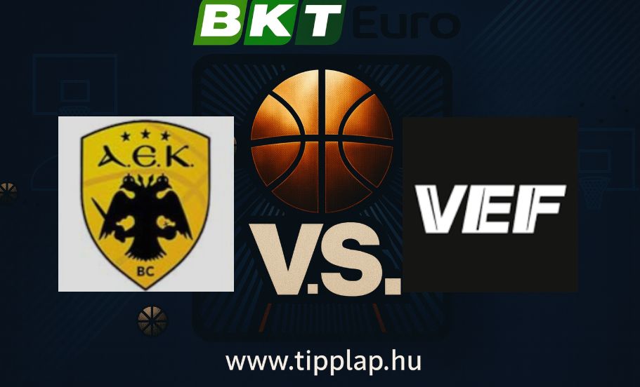 Kosárlabda Bajnokok Ligája: AEK Athén – VEF Riga