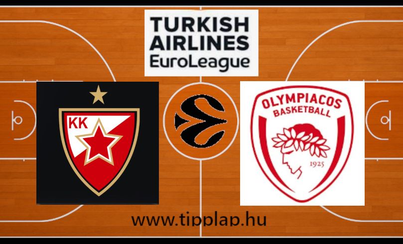 Kosárlabda EuroLiga: Crvena Zvezda – Olympiakosz