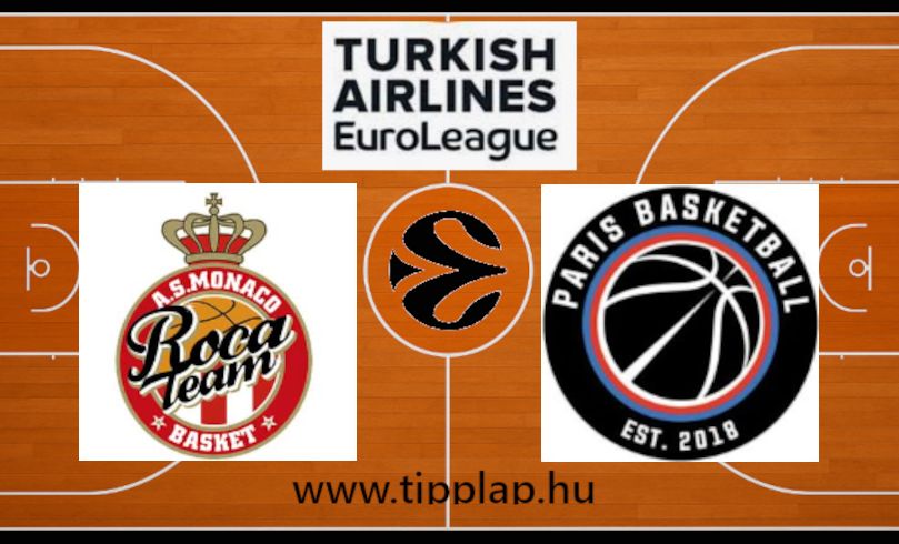 Kosárlabda Euroliga: Monaco – Paris BC