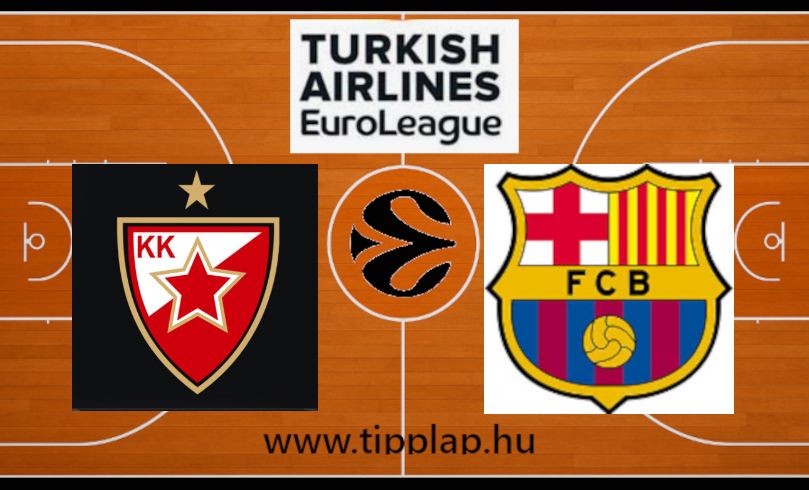 Kosárlabda Euroliga: Crvena Zvezda – Barcelona