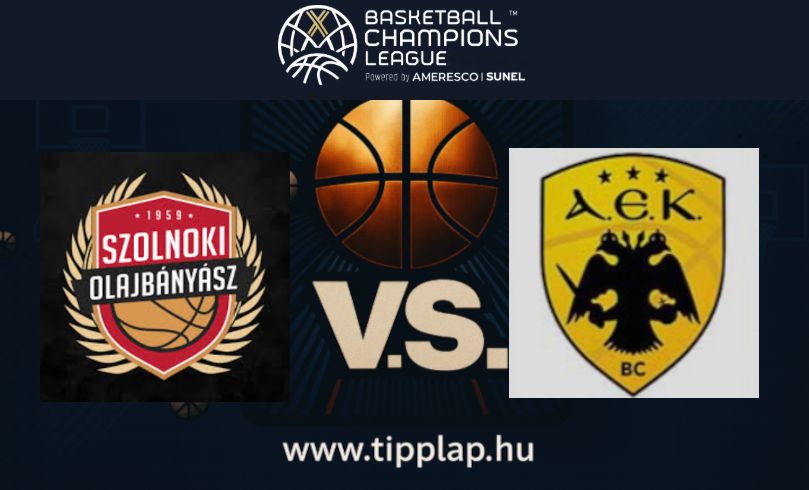 Kosárlabda Bajnokok Ligája: Szolnoki Olaj – AEK Athén