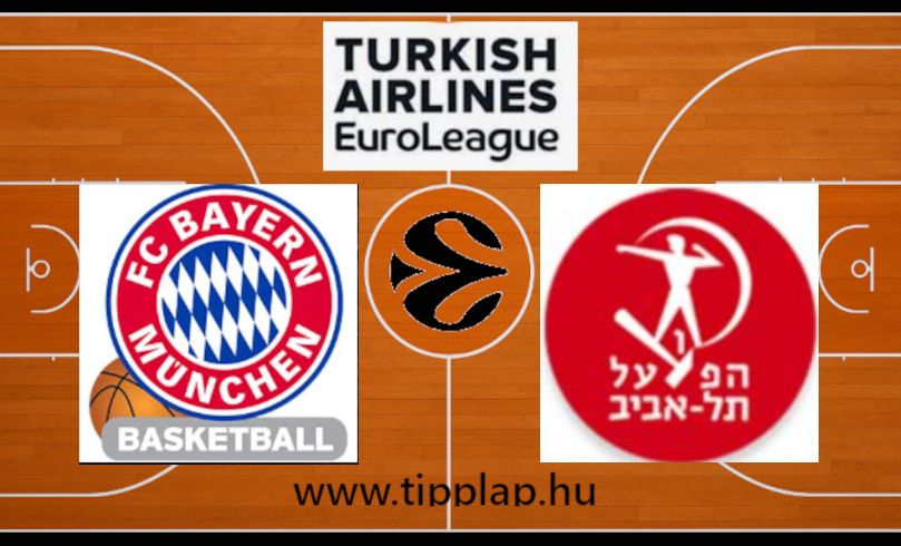 Kosárlabda Euroliga: Bayern München – Hapoel Tel Aviv
