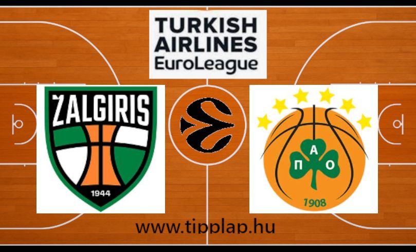 Kosárlabda Euroliga: Zalgiris - Panathinaikosz