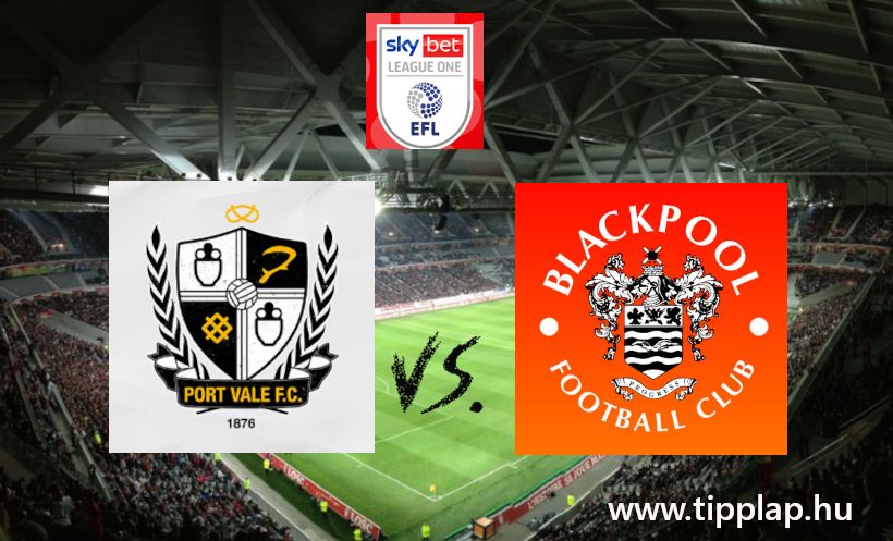 Single Value Tipp: Port Vale - Blackpool