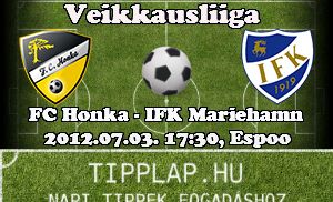 Oddsajánló: FC Honka - IFK Mariehamn