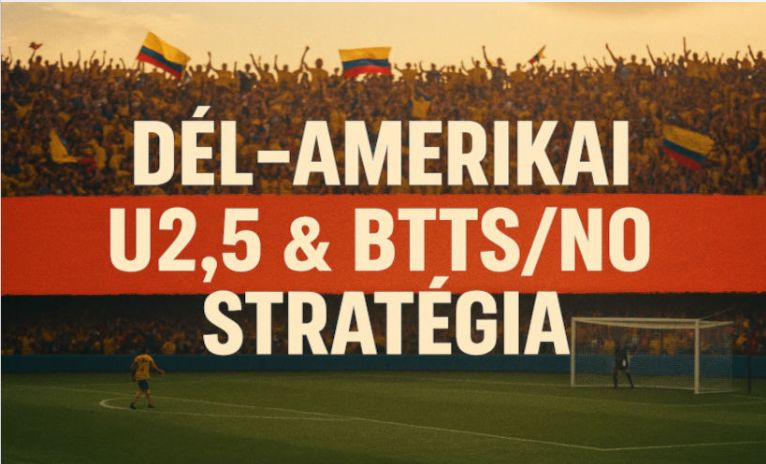 DÉL-AMERIKAI U2,5 & BTTS/NO STRAGÉIA - 1. nap
