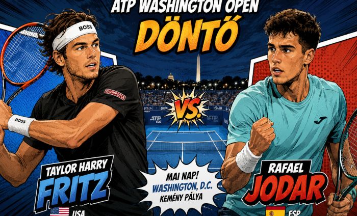 ATP Tour, Wasington: A hazai pályás óriás, vagy a spanyol tehetség lesz a nyerő a döntőben?