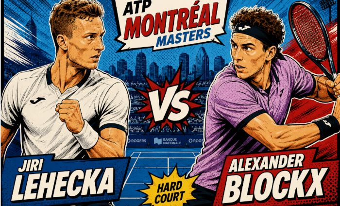 ATP Tour, Montreal: Jiri Lehecka - Alexander Blockx (00:00-kor kezdődik!)