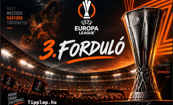 Európa Liga 3. forduló esélylatolgatás (14 mérkőzés) - 2026.10.22