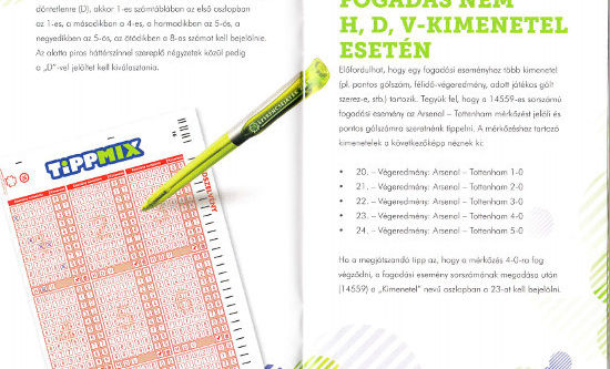 A Tipplap szelvénye