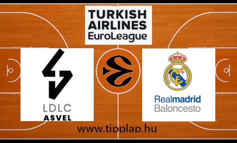Kosárlabda Euroliga: ASVEL – Real Madrid