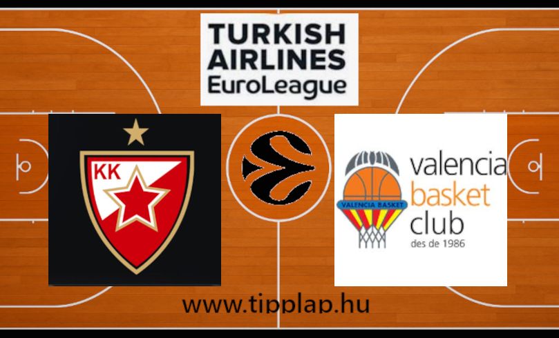 Kosárlabda Euroliga: Crvena Zvezda – Valencia
