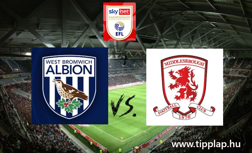 A Nap Tippje: West Bromwich Albion – Middlesbrough
