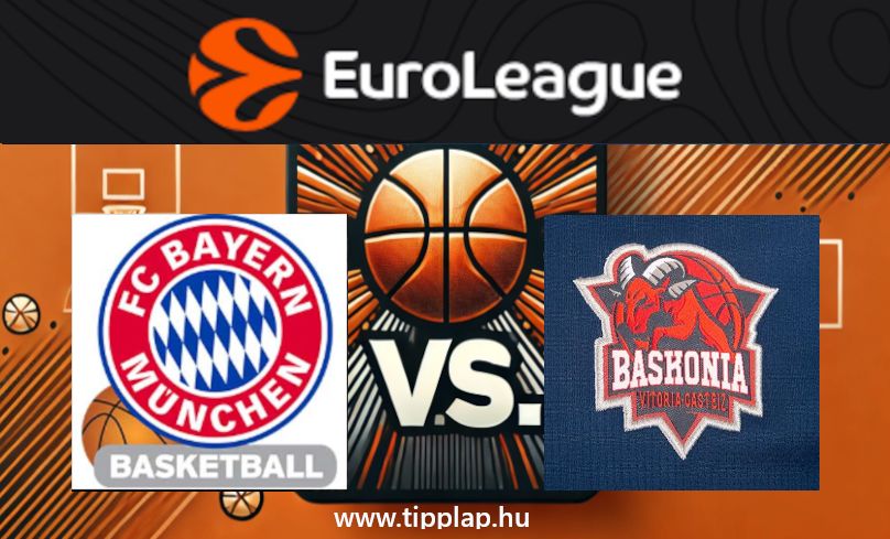 Kosárlabda Euroliga: Bayern München – Baskonia Vitoria