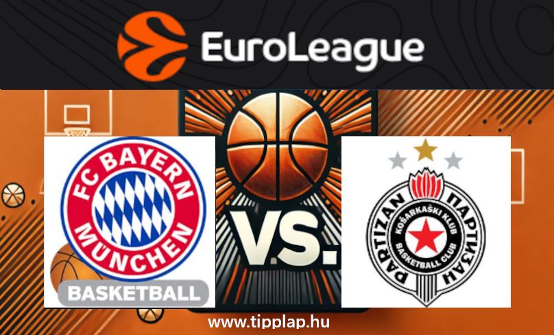 Kosárlabda Euroliga: Bayern München – Partizan Belgrád