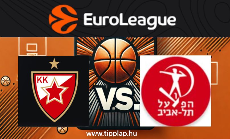 Kosárlabda Euroliga: Crvena Zvezda – Hapoel Tel Aviv