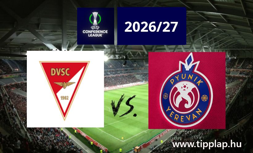 Konferencia Liga: Debrecen – Pjunyik Jereván