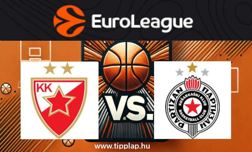 Kosárlabda, Euroliga: Crvena Zvezda – Partizan Belgrád