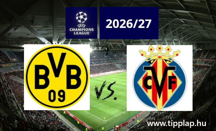 Bajnokok Ligája: Dortmund – Villarreal, Sárga Tengeralattjáró a Sárga Fal előtt!