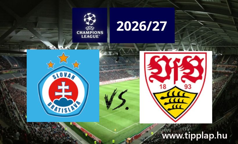 Bajnokok Ligája: Slovan Bratislava – Stuttgart, Otthon buknak el a szlovákok?