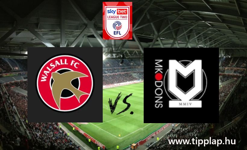 Single Value Tipp: Walsall - MK Dons