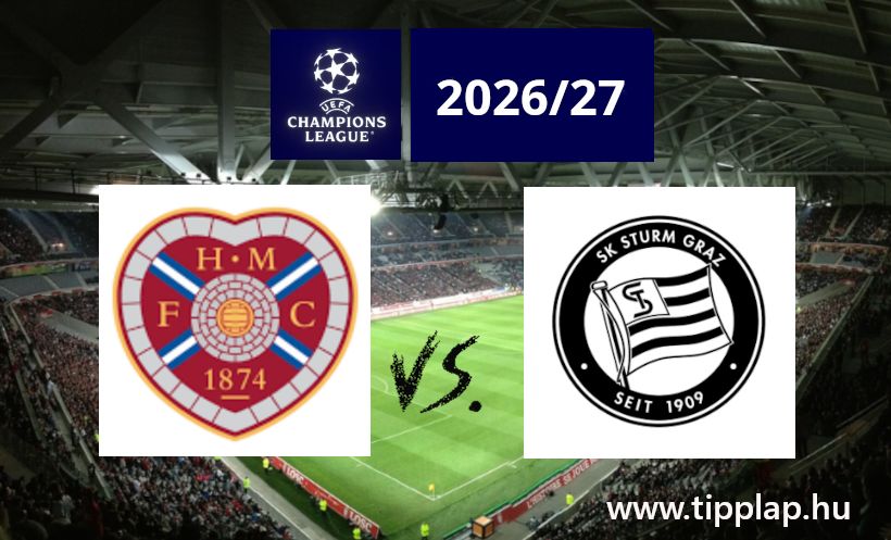 KL-selejtező: Hearts - Sturm Graz, már csak a szív marad