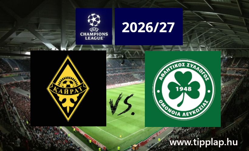A Nap Tippje:  Kajrat Almati – Omonia Nicosia a Bajnokok Ligájában!