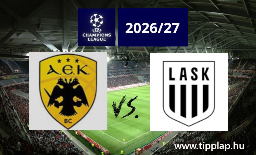 Bajnokok Ligája: AEK Athén - LASK Linz, Varga Barni odaver!