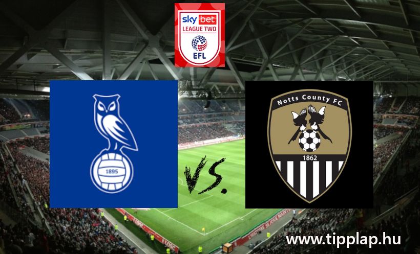 A Nap Tippje: Oldham Athletic - Notts County