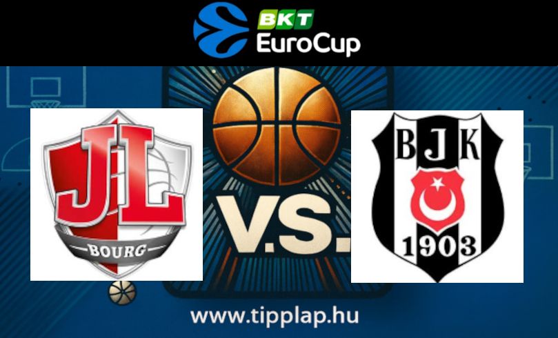 Kosárlabda EuroKupa Play Off: Bourg – Besiktas