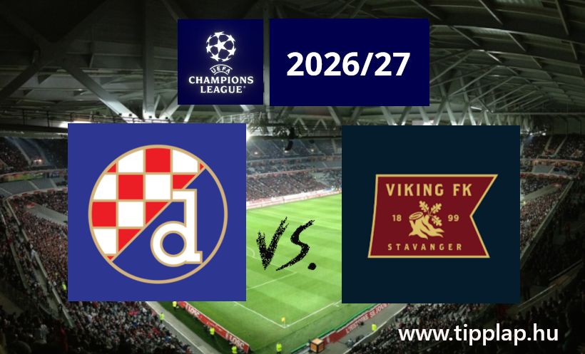 Bajnokok Ligája Playoff: Dinamo Zagreb - Viking FK, hatalmas lehetőség kapujában!
